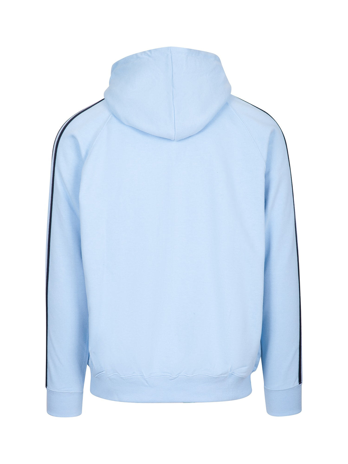 F600HZ-Mens Unbrushed Stripe Sleeve Hoodie