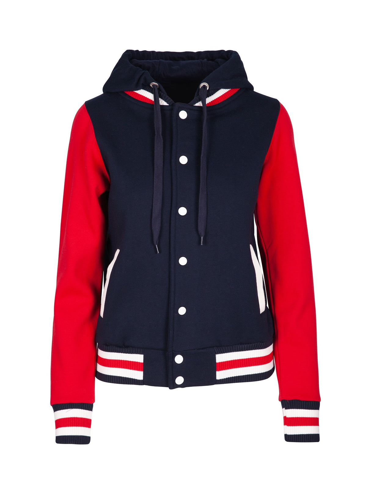 FB97UN-Ladies Varsity Jacket & Hood