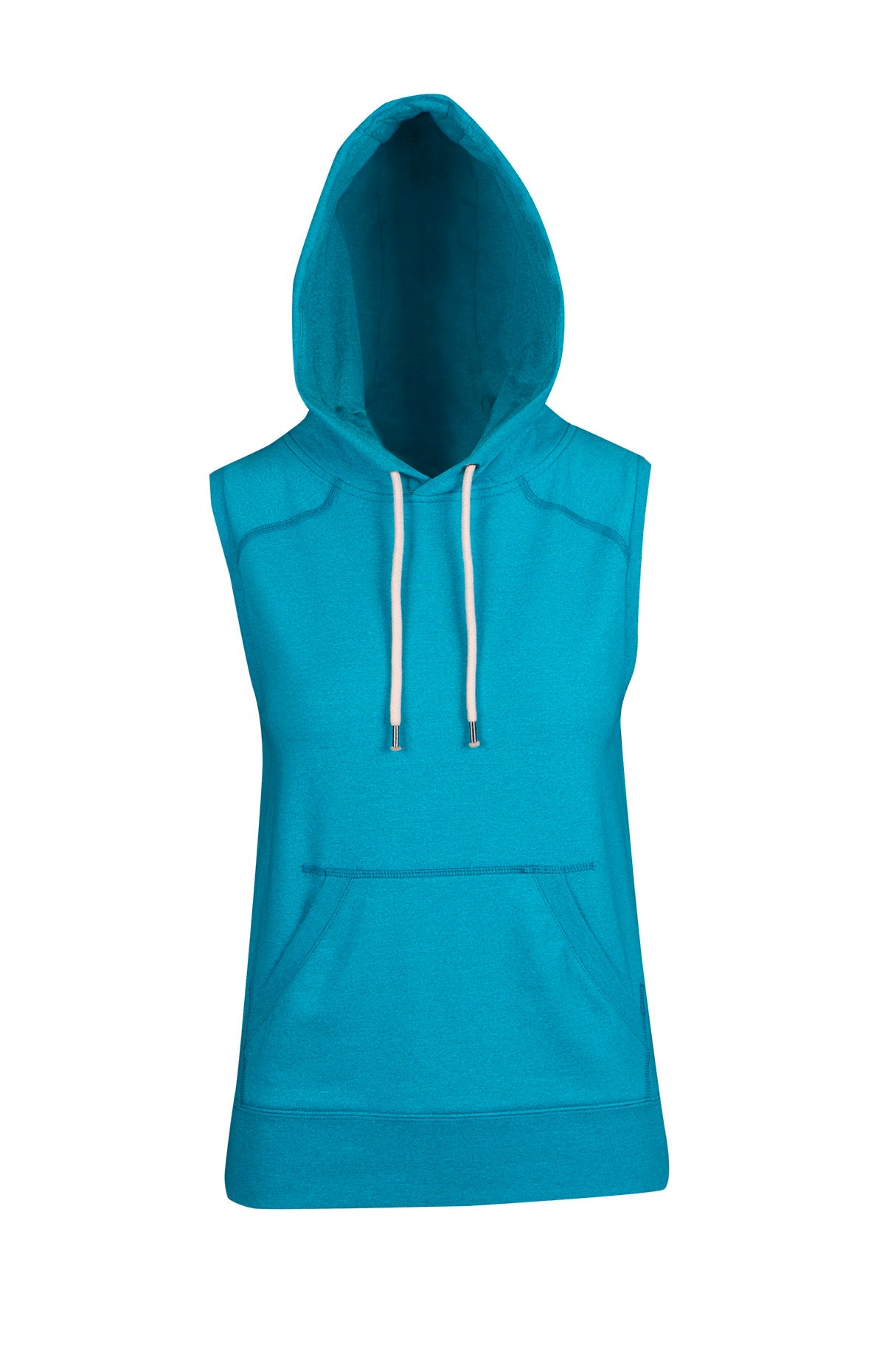 FP66UN-Ladies/Junior Heather SLEEVELESS Hoodies - Greatness Range
