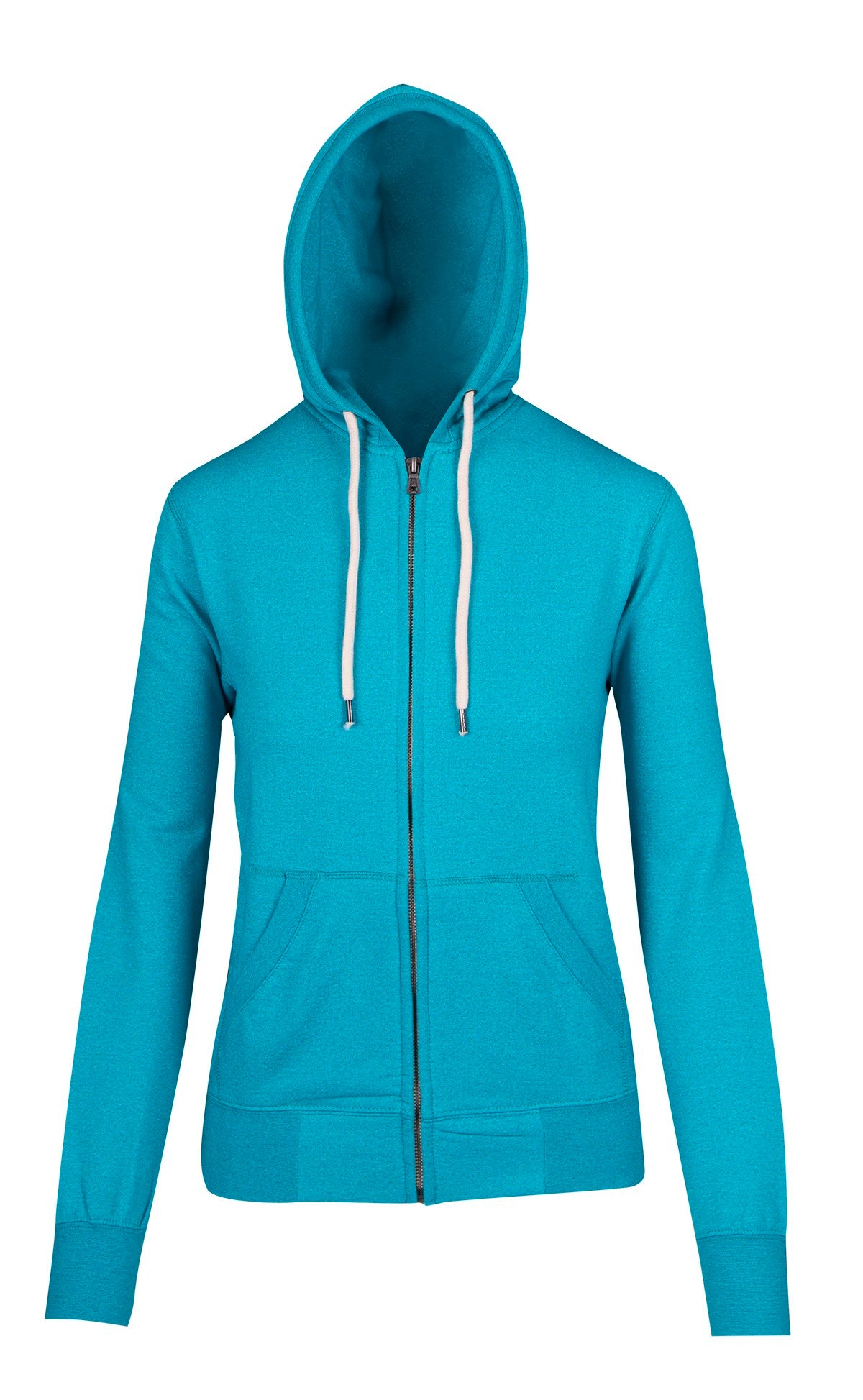 FZ75UN-Ladies/Junior Greatness Heather Zip Hoodie