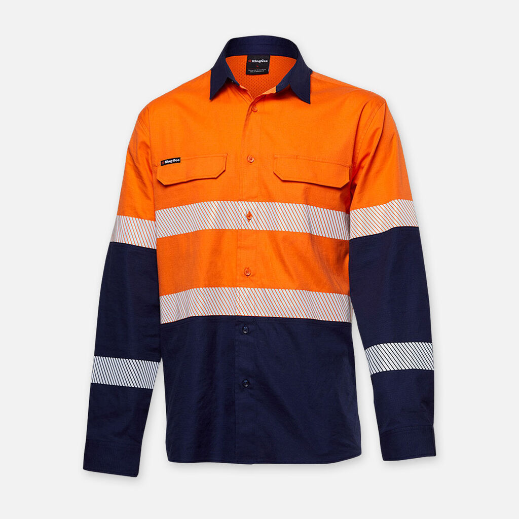 K54028-Workcool Pro Hi Vis Reflective Shirt L/S