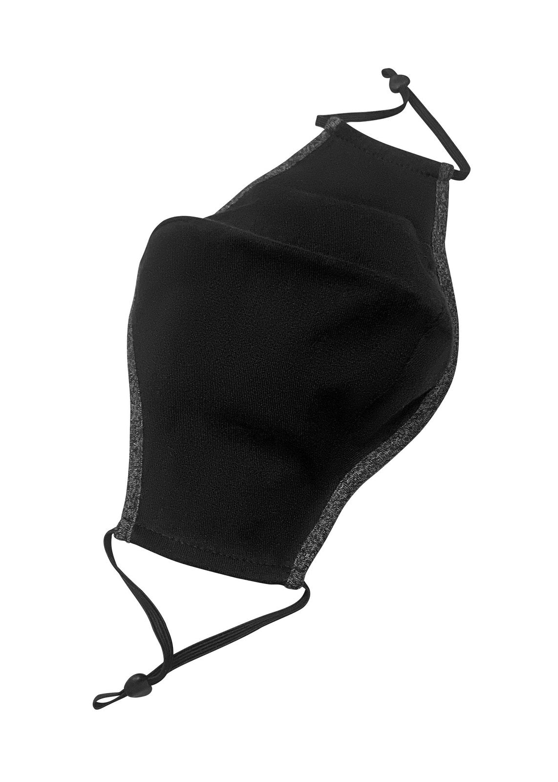 MASKS.COTTON.03P-Contrast One Piece Cotton Face Masks With Adjustable toggle