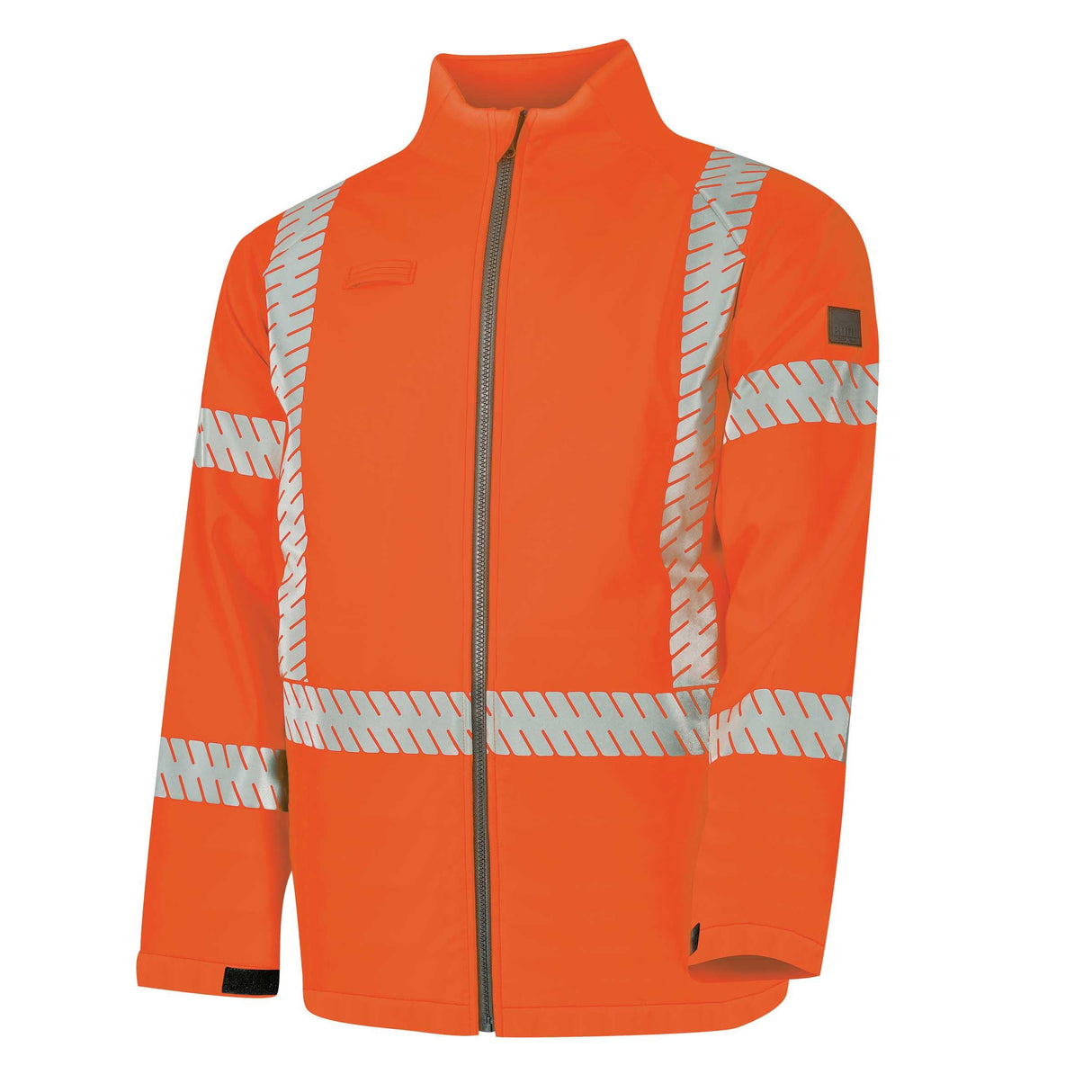 BW1300T5-Hi-Vis FR Softshell Jacket with Segmented FR Tape