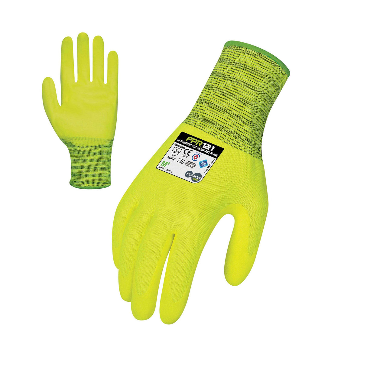 GFPR121-Bi-Polymer Cut Resistant Hi-Vis