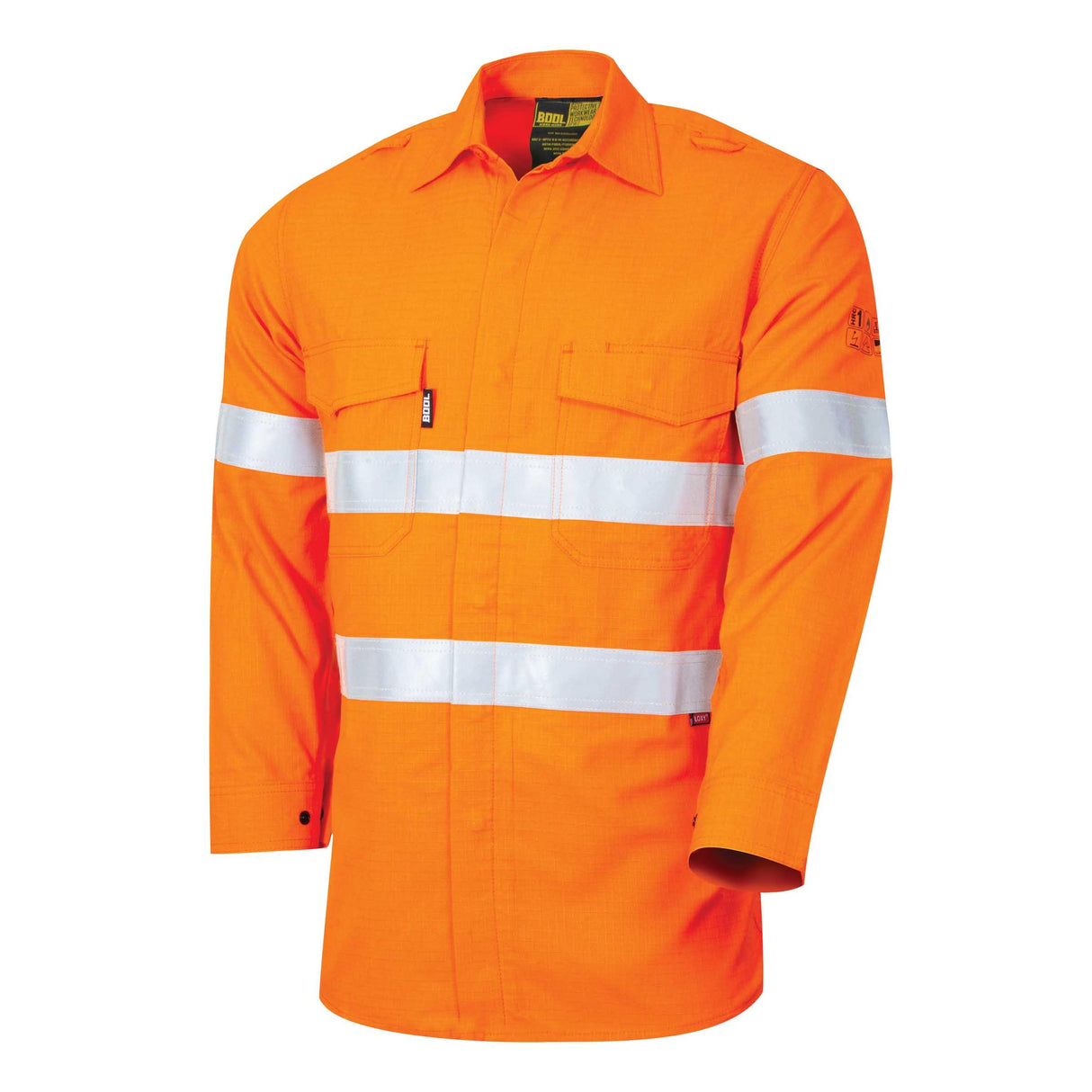 BW1500T1-Lightweight PPE1 FR Shirt with Loxy FR Reflective Tape