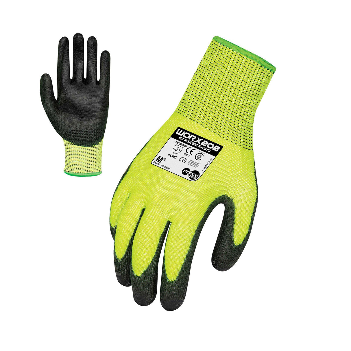 GWORX202-Cut Resistant PU Hi-Vis