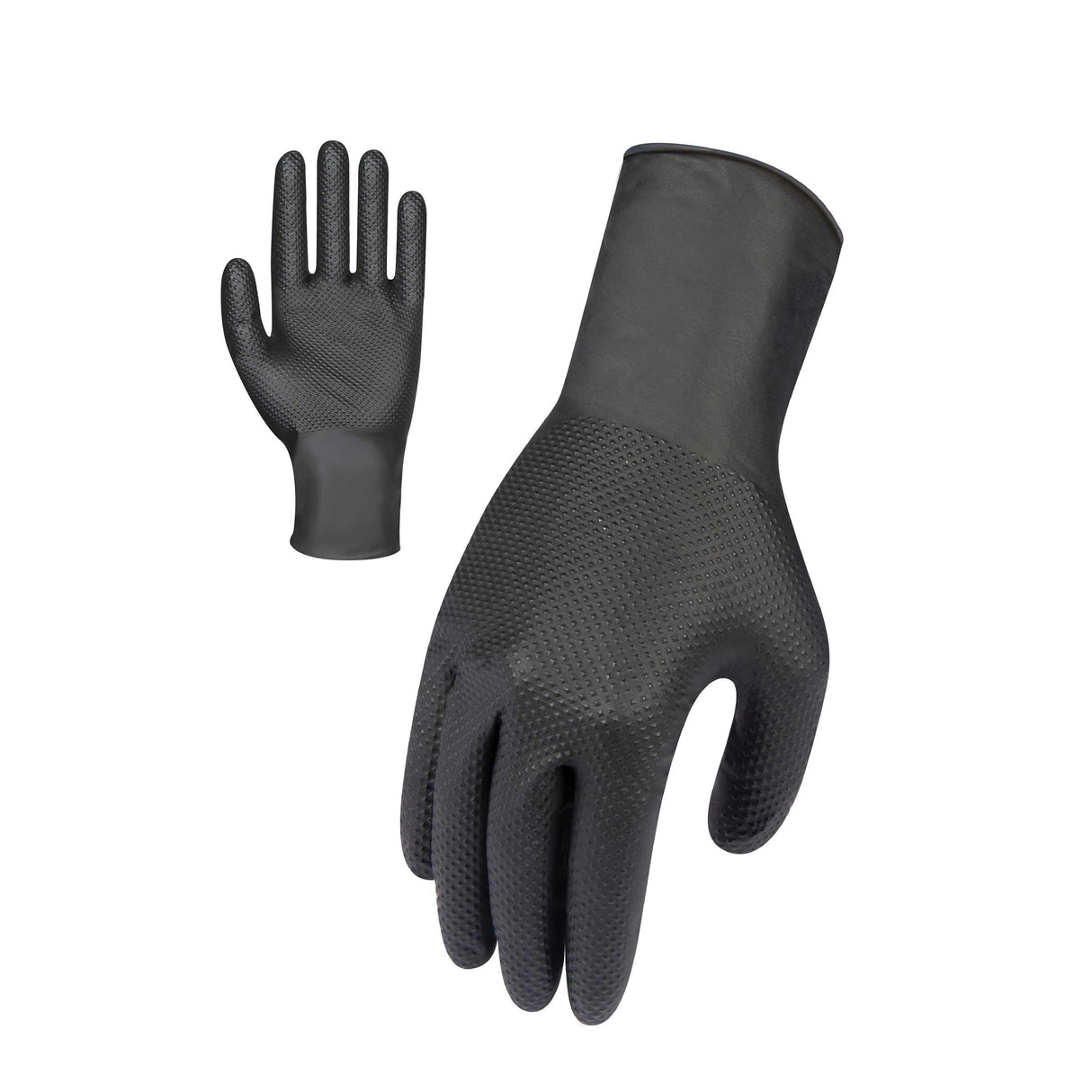 GWORX005-SafeTouch Disposable Nitrile - Industrial - Black