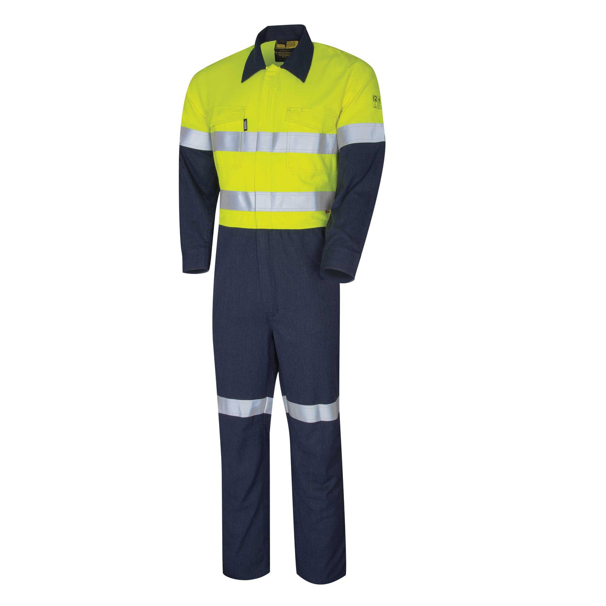 BW2570T1-Regular Weight PPE2 Two Tone Coverall with Loxy Reflective Tape