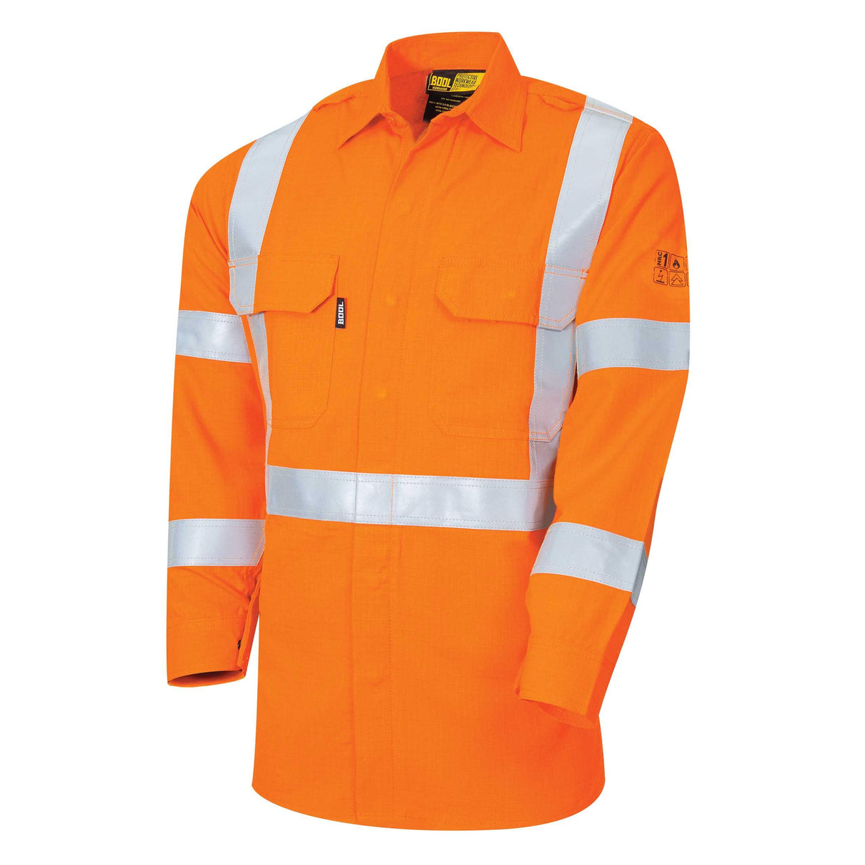 BW1500T5-Lightweight PPE1 FR Shirt with Loxy FR Reflective Tape