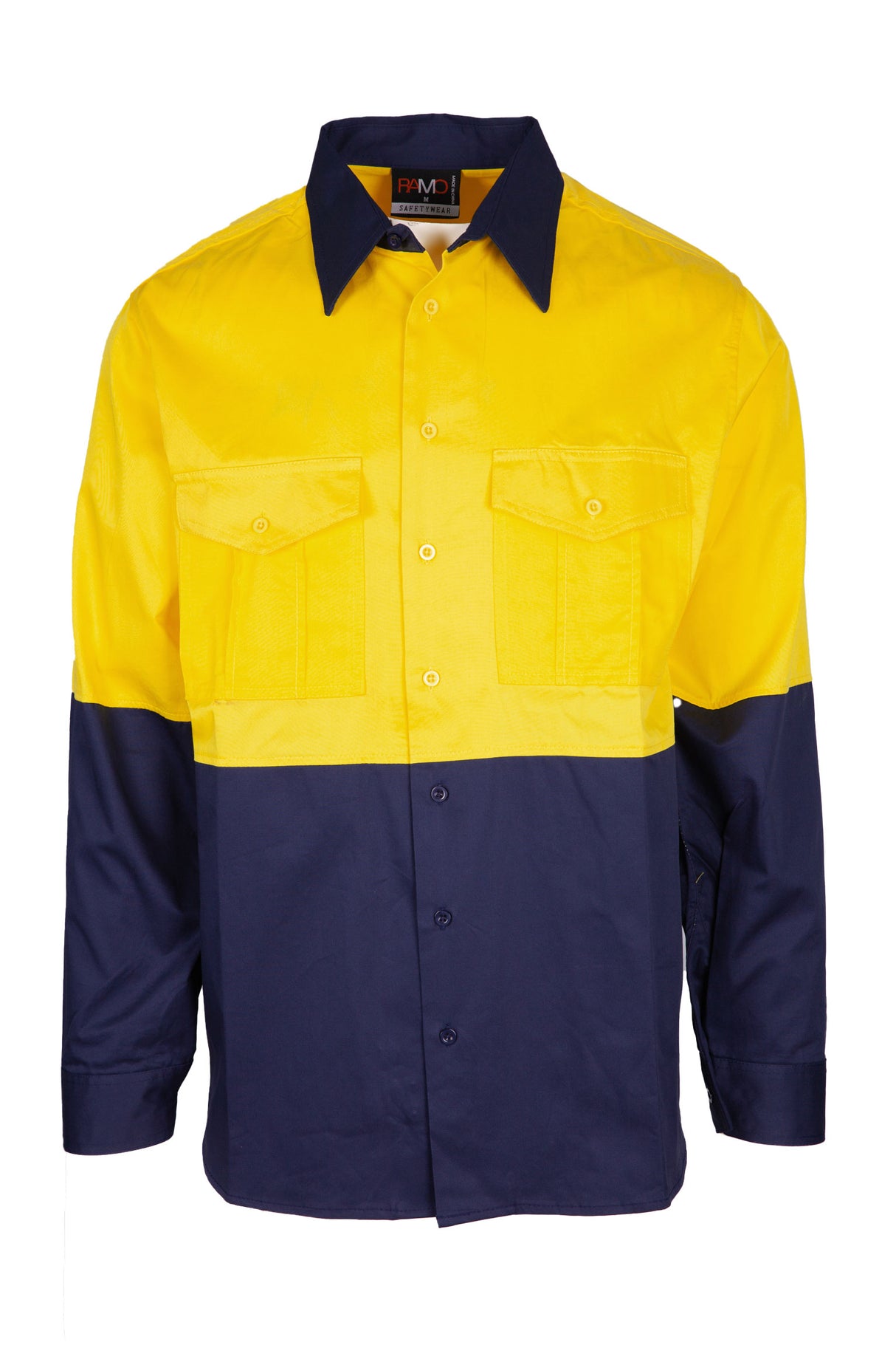 S007ML-100% Combed Cotton Drill Long Sleeve Shirts