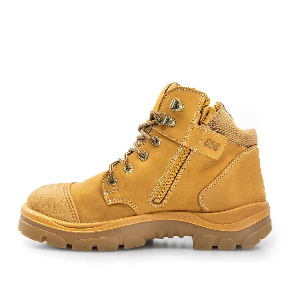 PARKES ZIP SCUFF-WHEAT