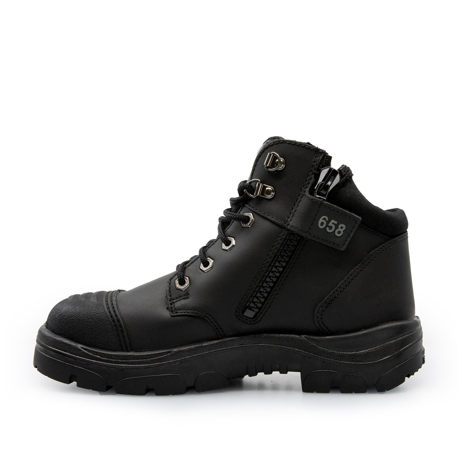PARKES ZIP SCUFF-BLACK