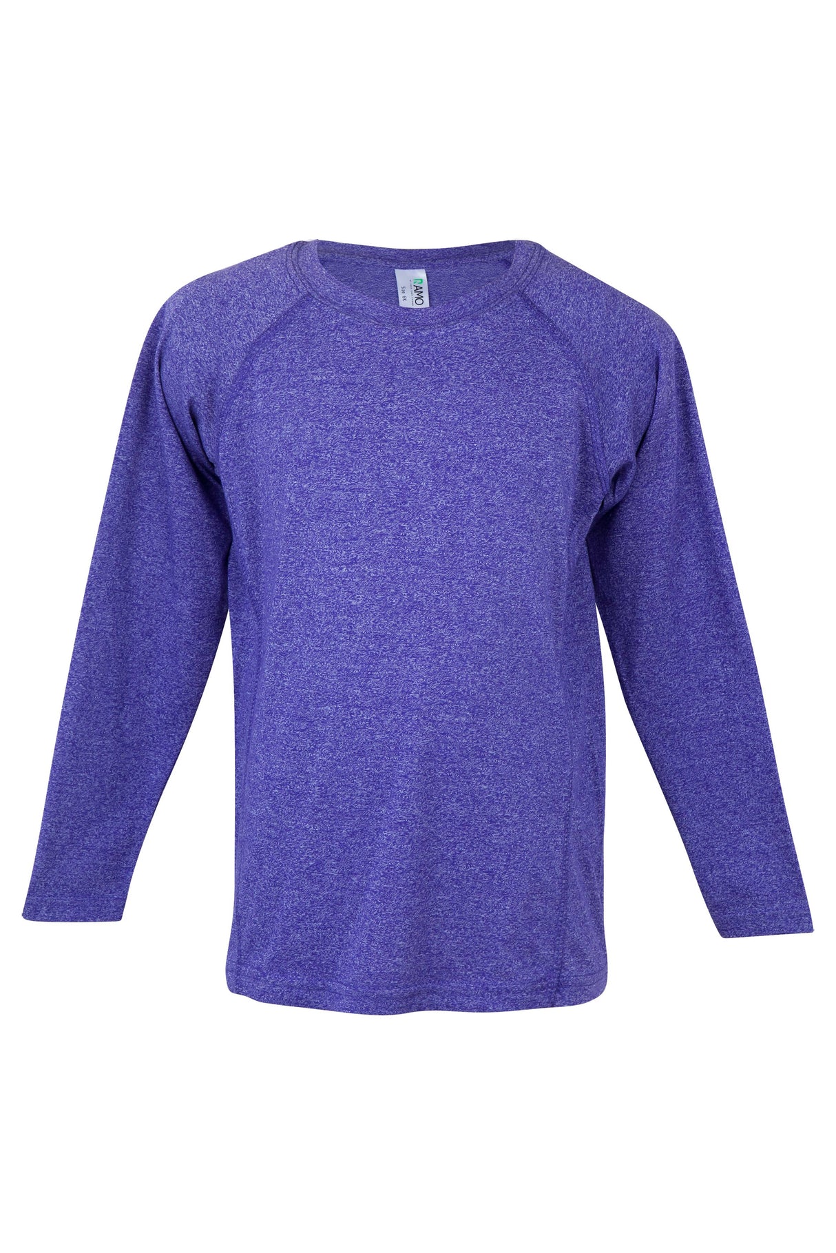 T224KS-KIDS LONG SLEEVES HEATHER TEES