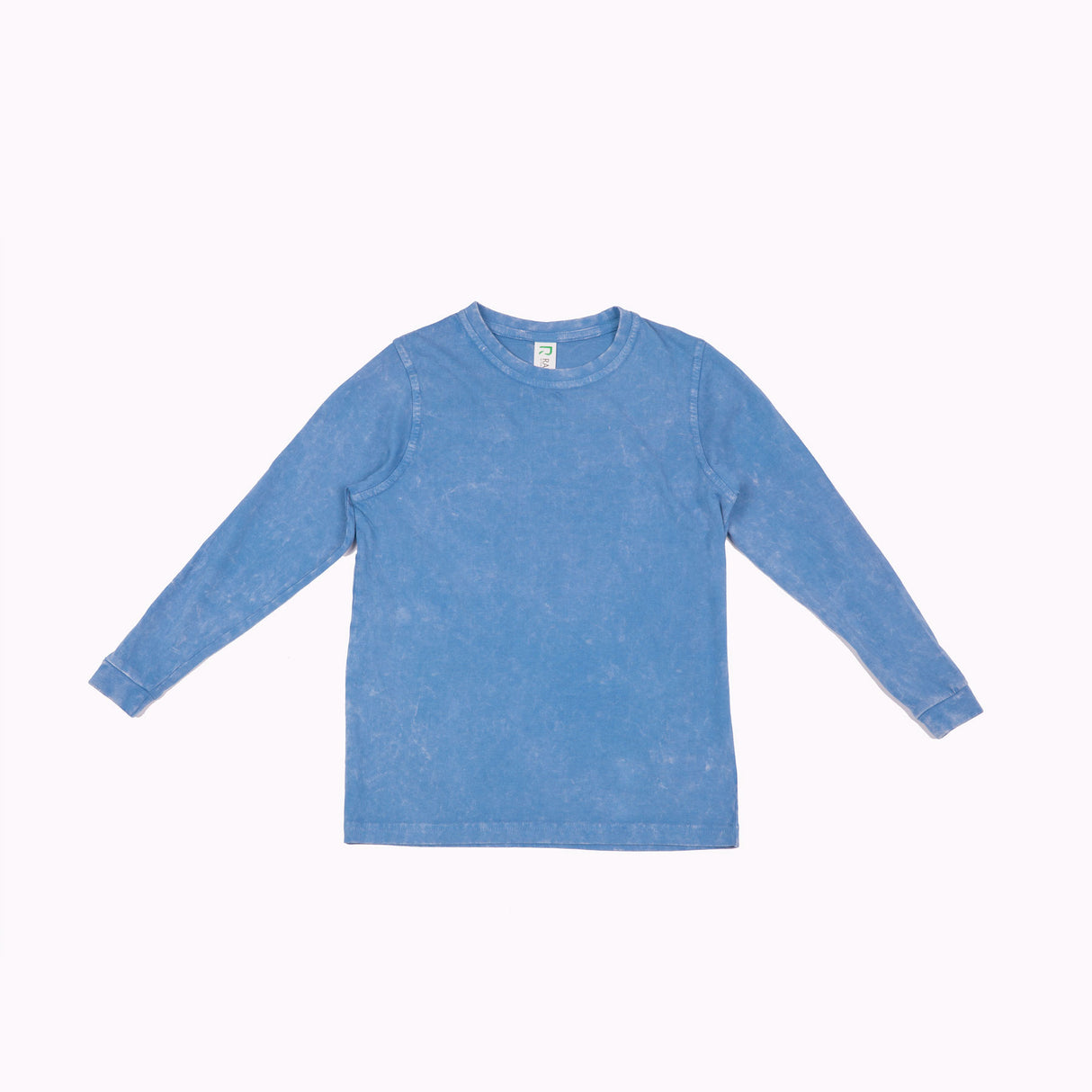 T228KS-Kids Stone Wash Long Sleeve Tee