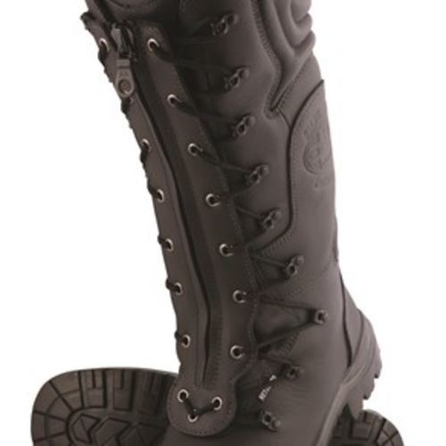 MINING BOOT ZIP SMALL-BLACK
