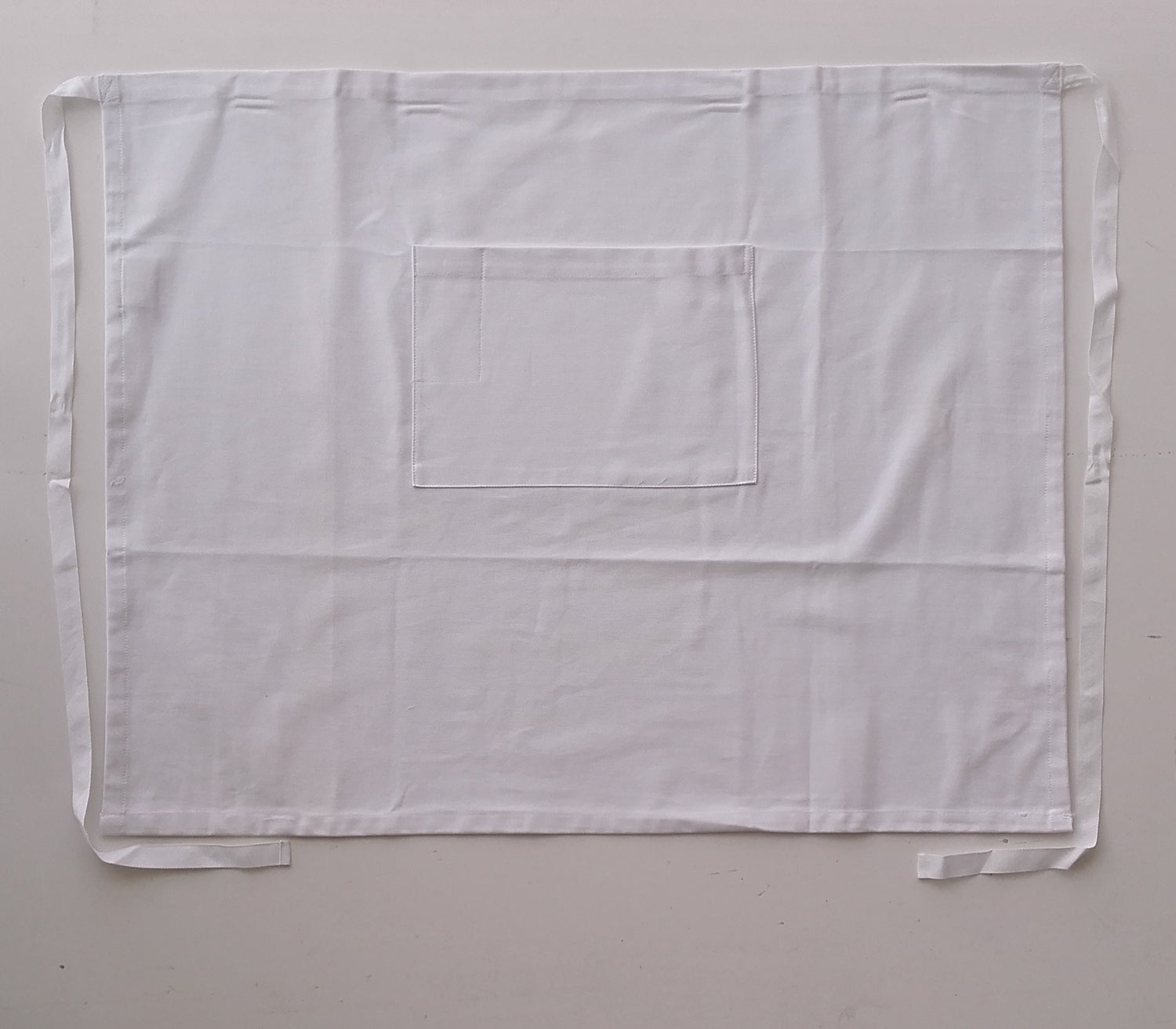 WA0619-Cotton Drill Half Apron -With Pocket