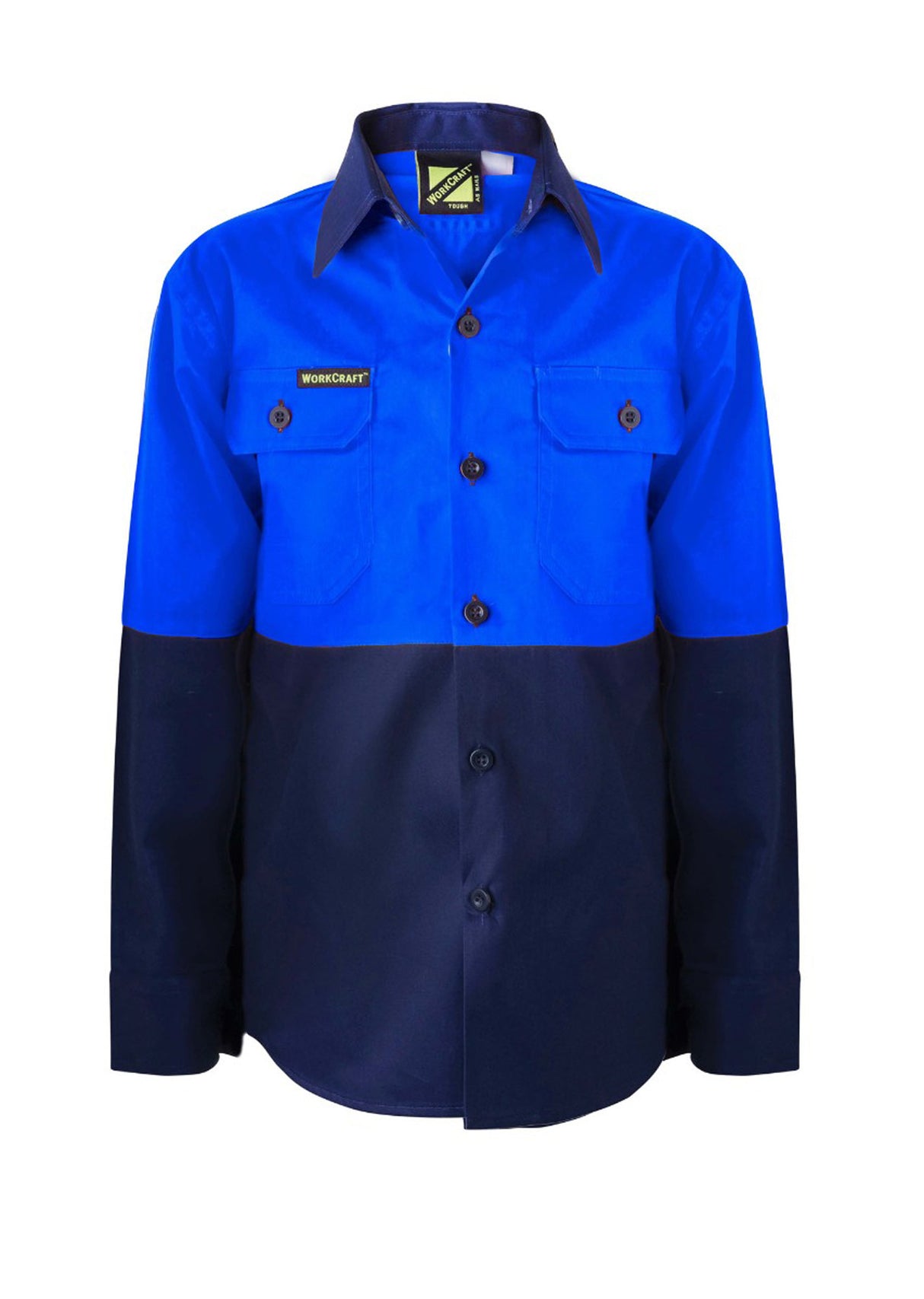 WSK128-Kids Two Tone Shirt