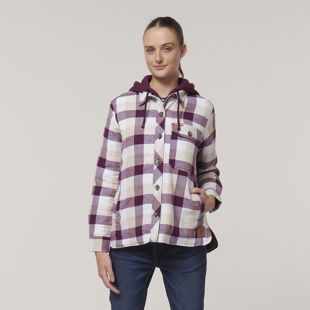 Y08748-Hard Yakka Womens Quilted Shacket