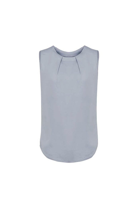 RB973LN-Estelle Womens Sleeveless Pleat Blouse
