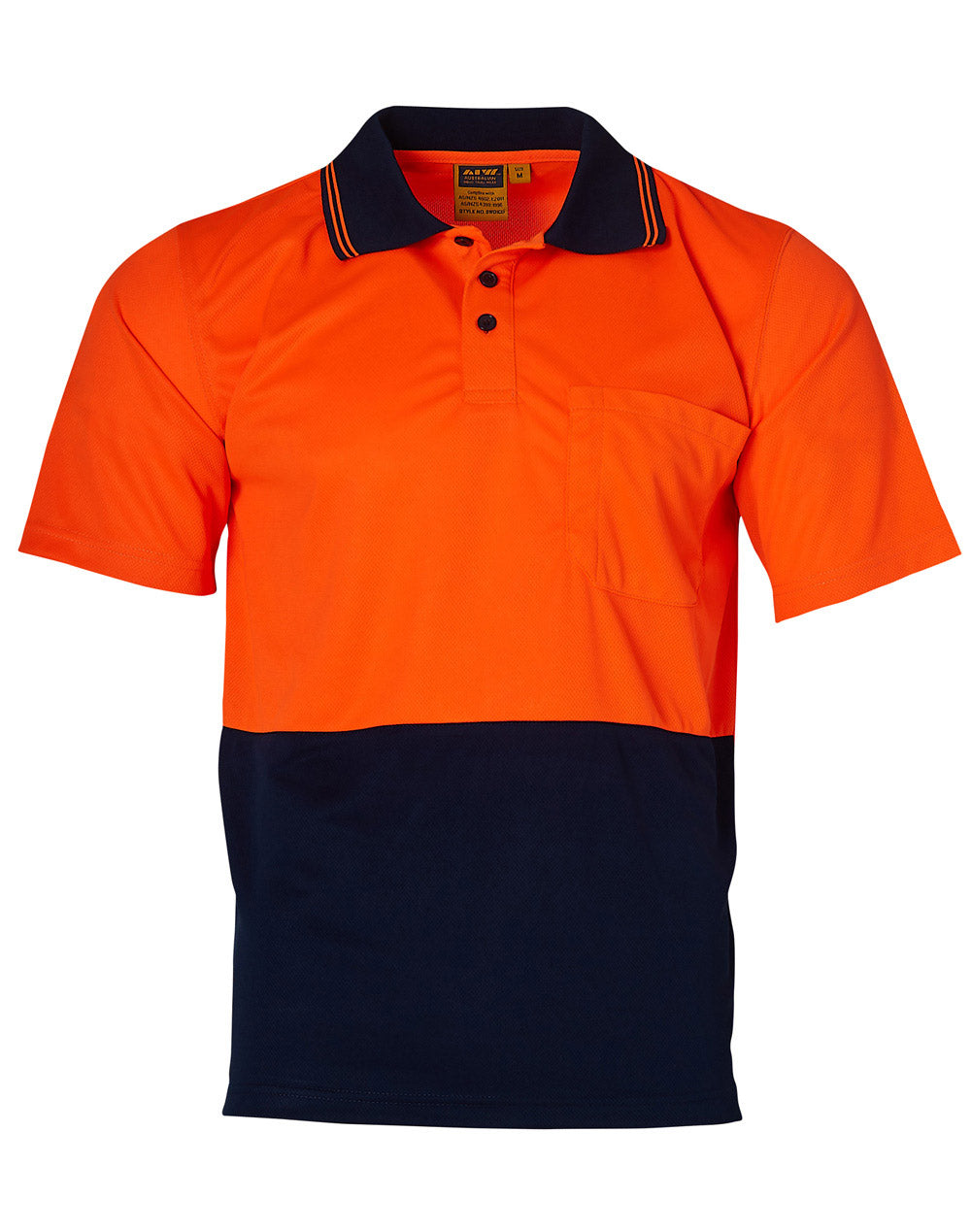 AIW SW01CD HI-VIS COOLDRY SHORT SLEEVE POLO