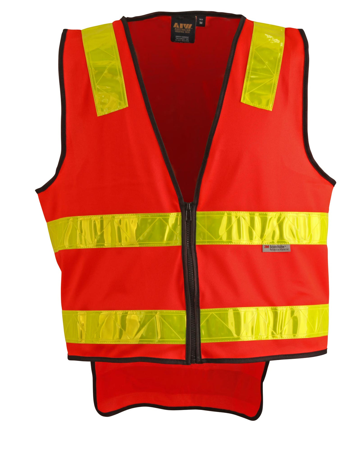 AIW SW10A HI-VIS VIC ROAD STYLE SAFETY VEST