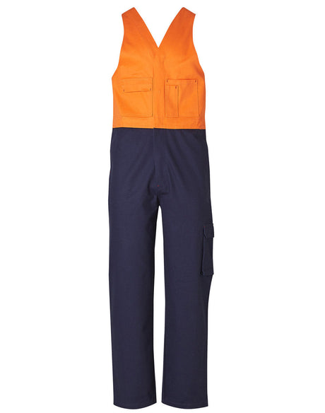 AIW SW202 HI-VIS ACTION BACK MEN'S OVERALL STOUT SIZE