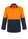 WS3045-Hi Vis Two Tone Ls Shirt