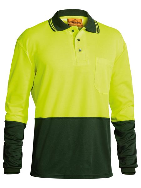 Long Sleeve Hi Vis Polo Shirt