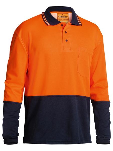 Long Sleeve Hi Vis Polo Shirt