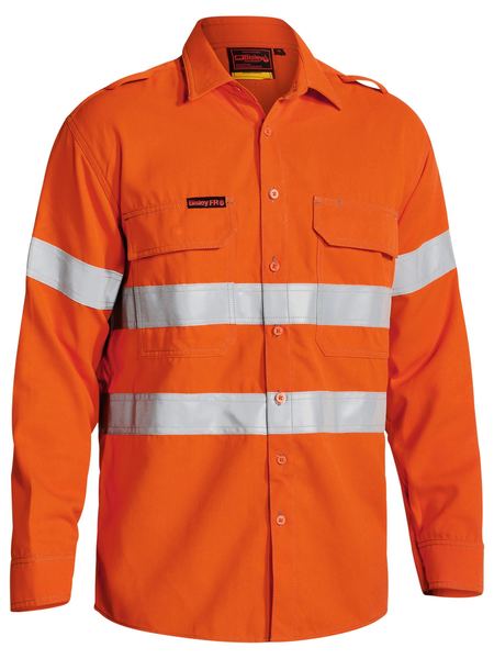 Tencate Tecasafe® Plus 700 Taped Hi Vis Fr Vented Shirt