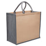 1184-Eco Jute Tote with wide gusset