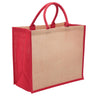 1184-Eco Jute Tote with wide gusset