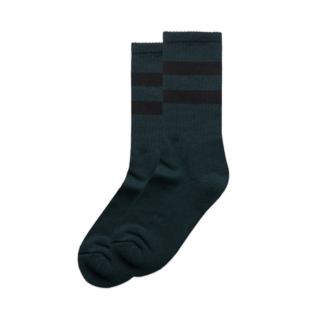 1210-RELAX STRIPE SOCKS (2 PAIRS)
