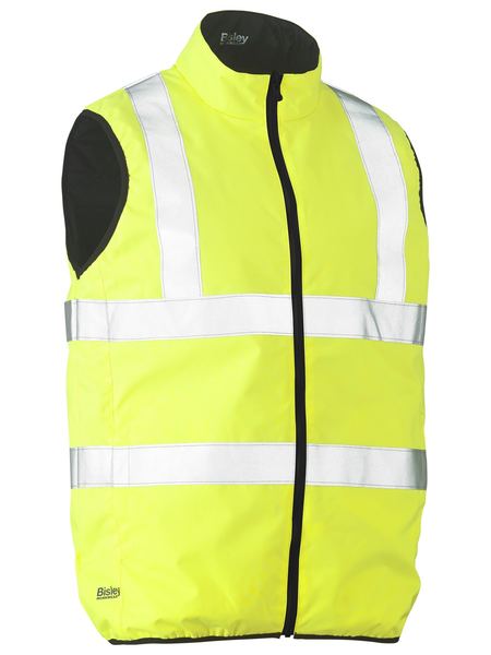 Taped Hi Vis Reversible Puffer Vest