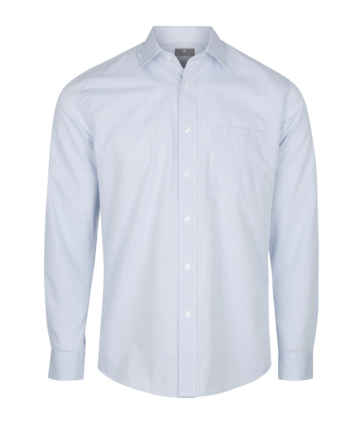 1251L Guildford-Square Textured Long Sleeve Shirt