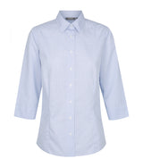 1251WL Guildford-Square Textured 3/4 Sleeve Shirt