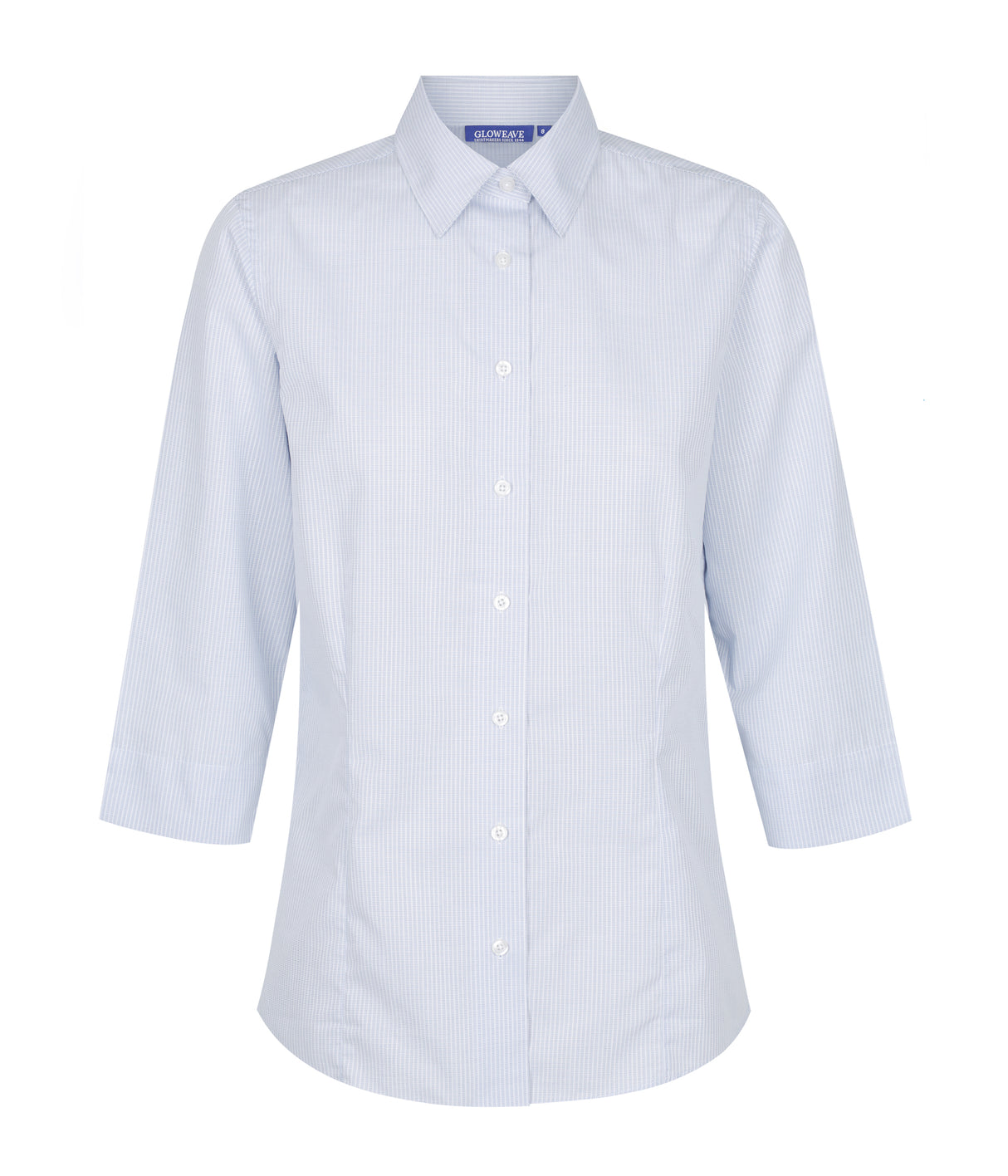 1251WL Guildford-Square Textured 3/4 Sleeve Shirt