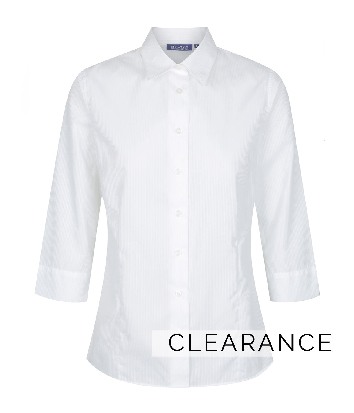 1251WL Guildford-Square Textured 3/4 Sleeve Shirt