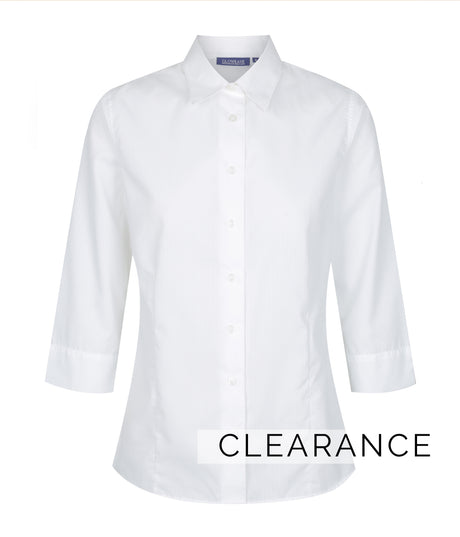 1251WL Guildford-Square Textured 3/4 Sleeve Shirt