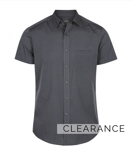 1253HS Smith-End On End Short Sleeve Casual Slim Fit Shirt