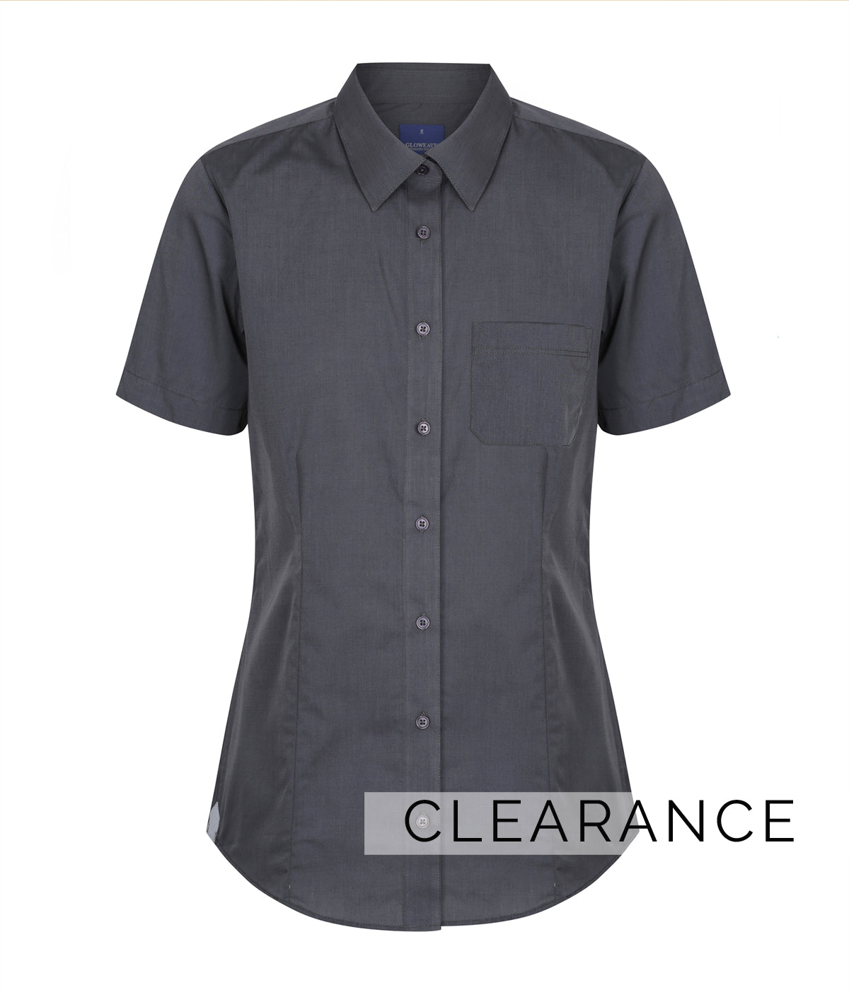 1253WHS Smith-End On End Short Sleeve Casual Slim Fit Shirt