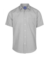 1267S Windsor-Puppy Tooth Short Sleeve Shirt