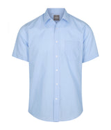1267S Windsor-Puppy Tooth Short Sleeve Shirt