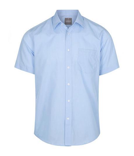 1267S Windsor-Puppy Tooth Short Sleeve Shirt
