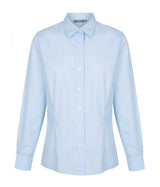 1295WL Bell-Textured Mini Check Long Sleeve Shirt