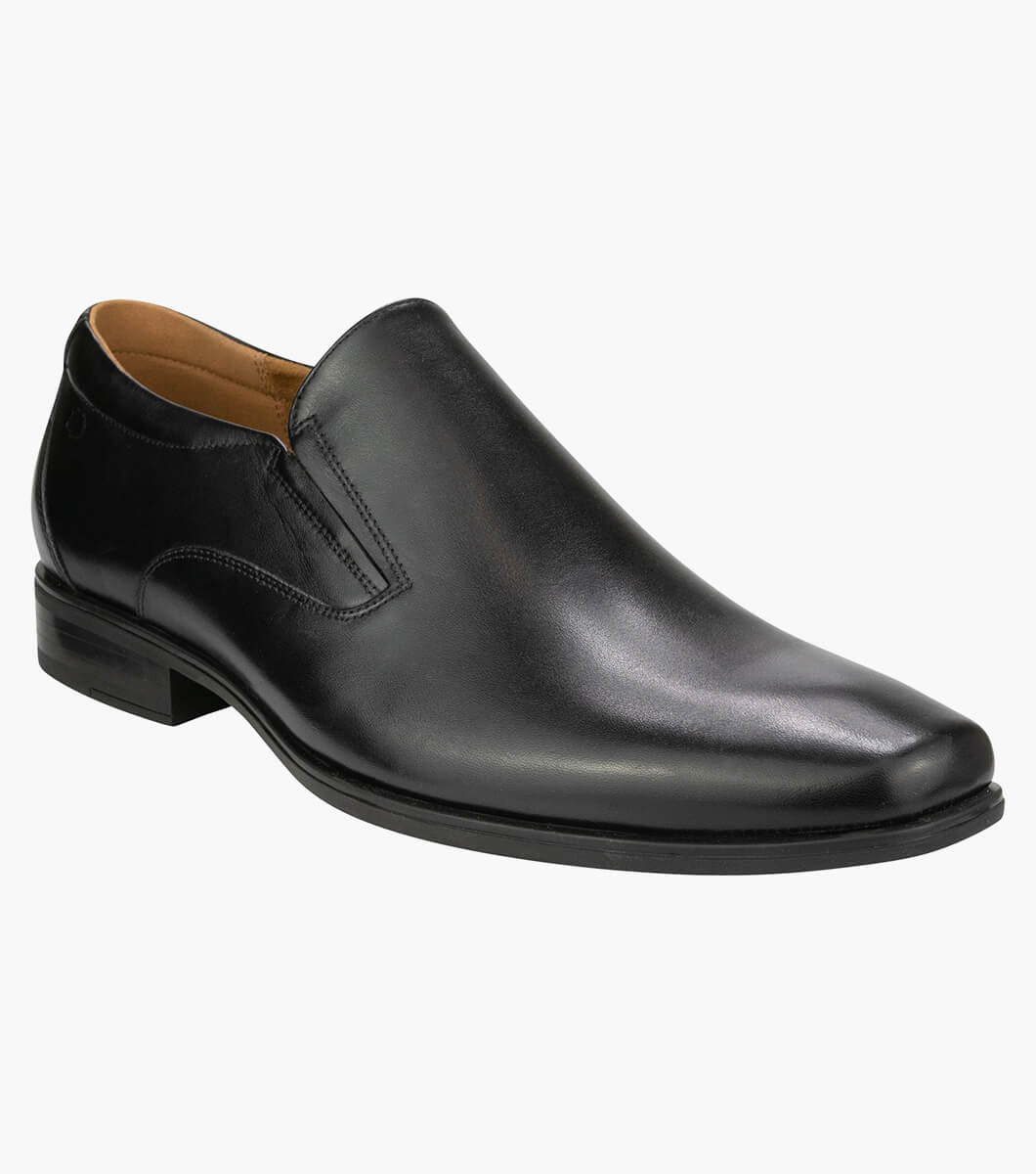 BLACK CALF-JACKSON SLIP ON