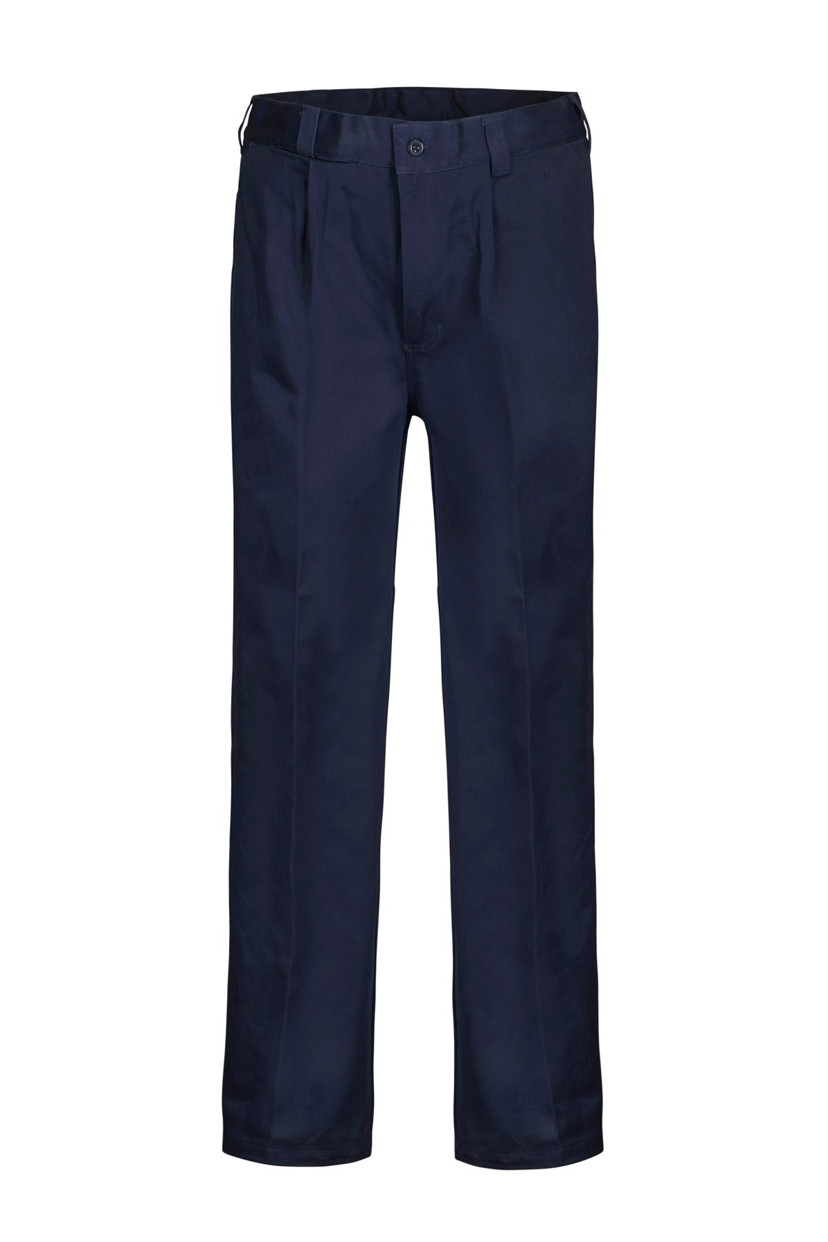WP3041L-SINGLE PLEAT COTTON PANT LONG