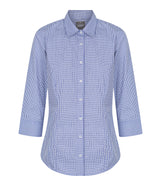 1637WZ Westgarth-Gingham 3/4 Sleeve Shirt
