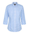 1711WL Foxton-Tonal Check 3/4 Sleeve Shirt