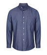 1714HL Wellington-Denim Dobby Long Sleeve Casual Slim Fit Shirt